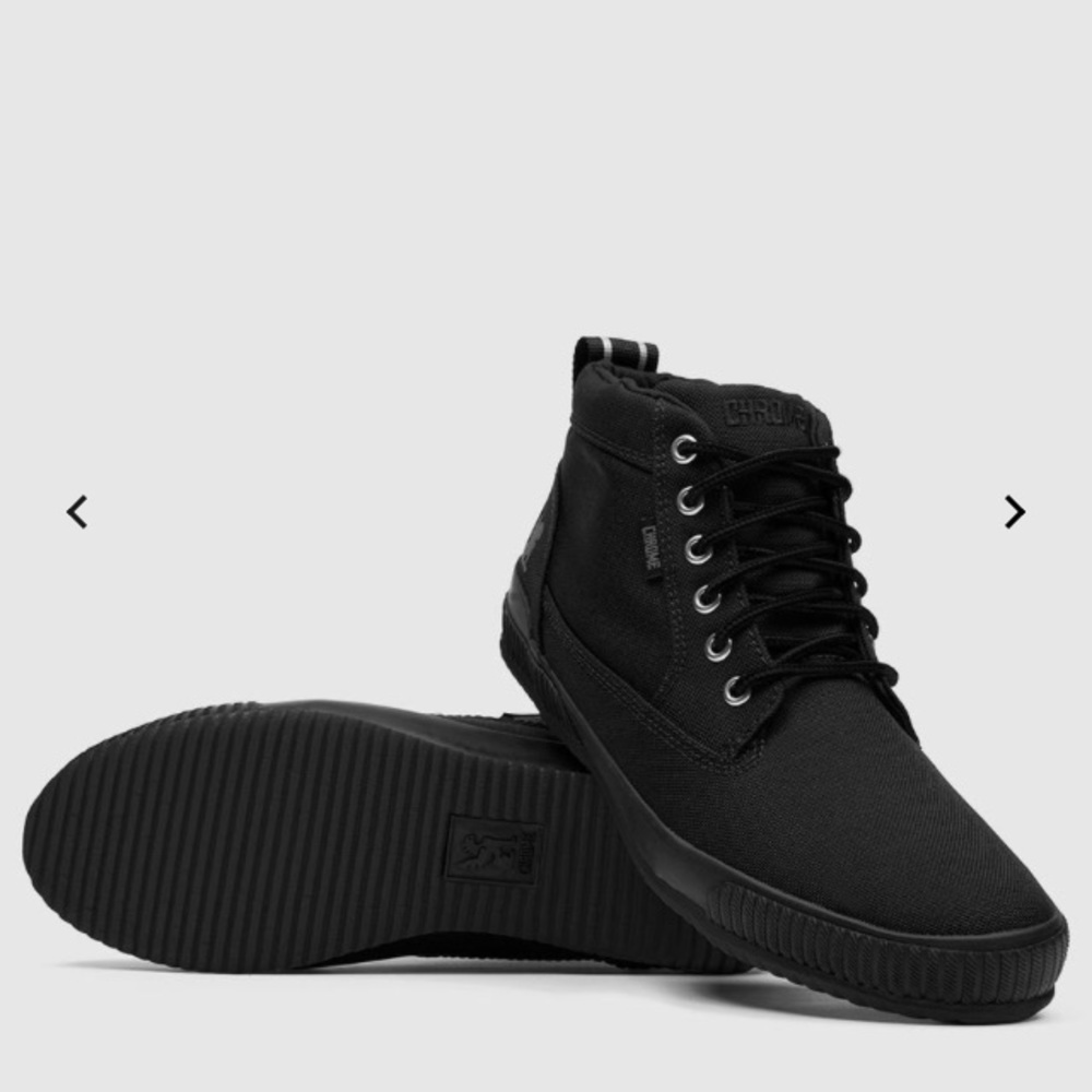 NWT CHROME 415 black on black workboot